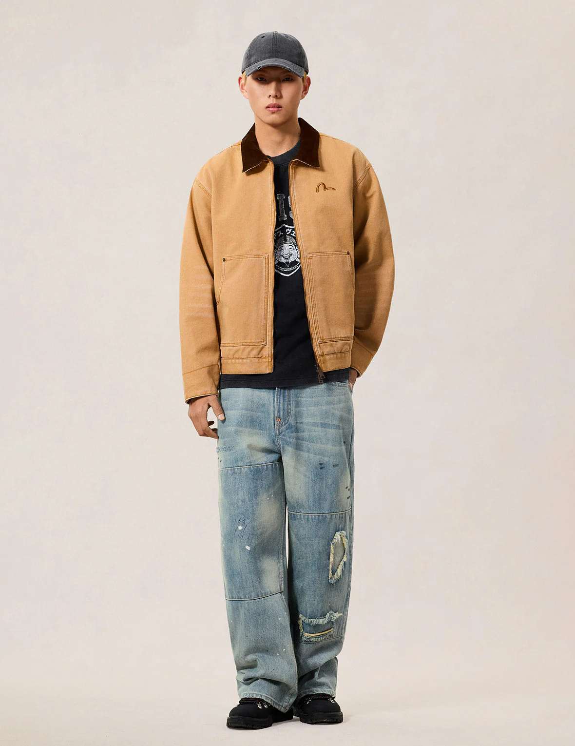 Washed Work Jacket - Image 7