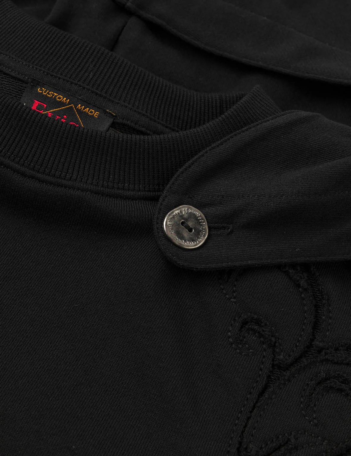 Reversed Fabric Patched Sweatshirt - Image 12