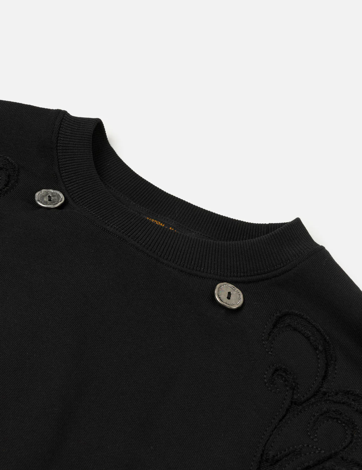 Reversed Fabric Patched Sweatshirt - Image 13