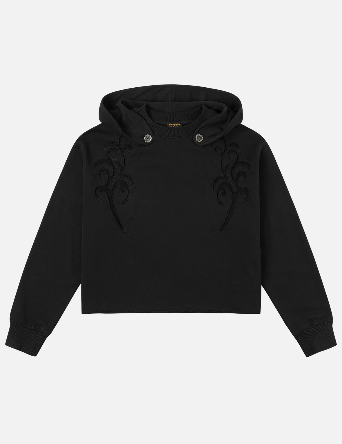 Reversed Fabric Patched Sweatshirt - Image 3