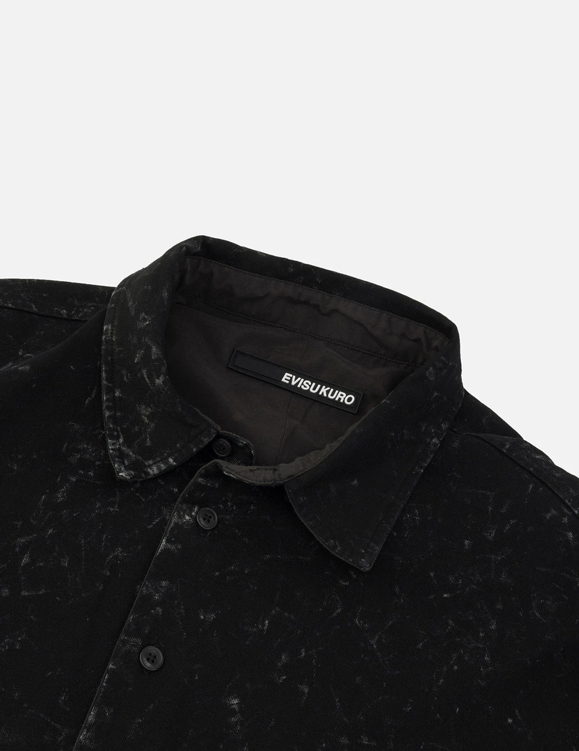 Reversible Washed Logo Embroidery and Embossing Relax Fit Jersey Shirt - Image 10
