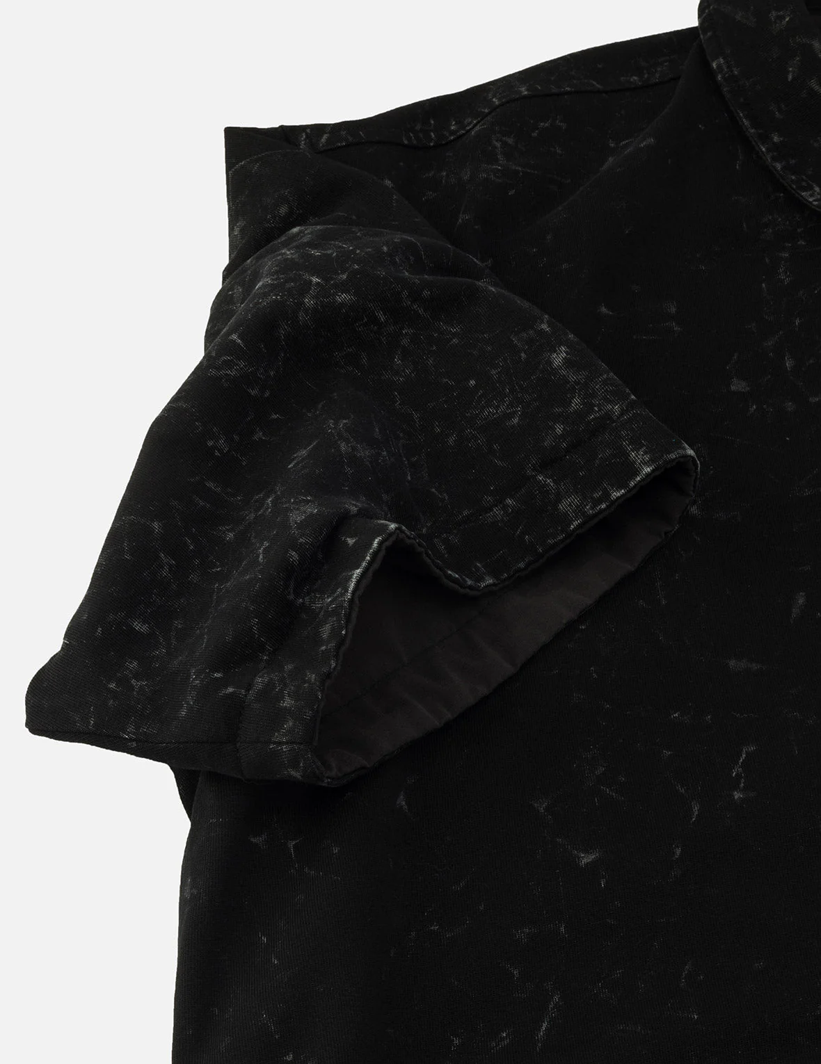 Reversible Washed Logo Embroidery and Embossing Relax Fit Jersey Shirt - Image 12