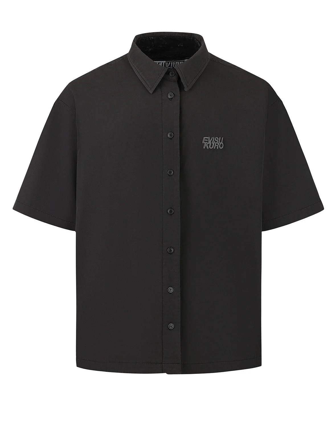 Reversible Washed Logo Embroidery and Embossing Relax Fit Jersey Shirt - Image 15