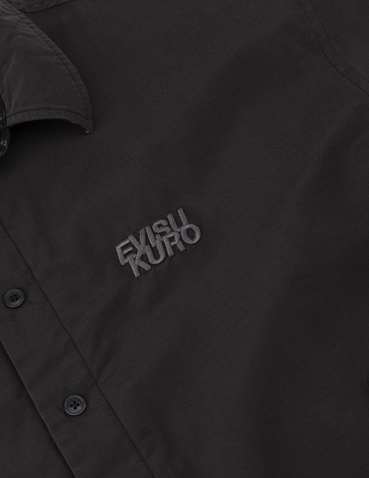 Reversible Washed Logo Embroidery and Embossing Relax Fit Jersey Shirt - Image 7