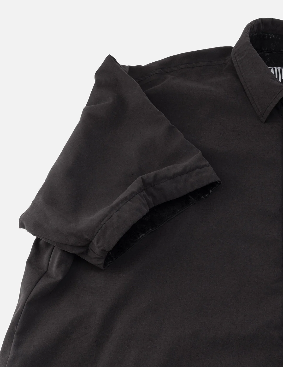 Reversible Washed Logo Embroidery and Embossing Relax Fit Jersey Shirt - Image 9