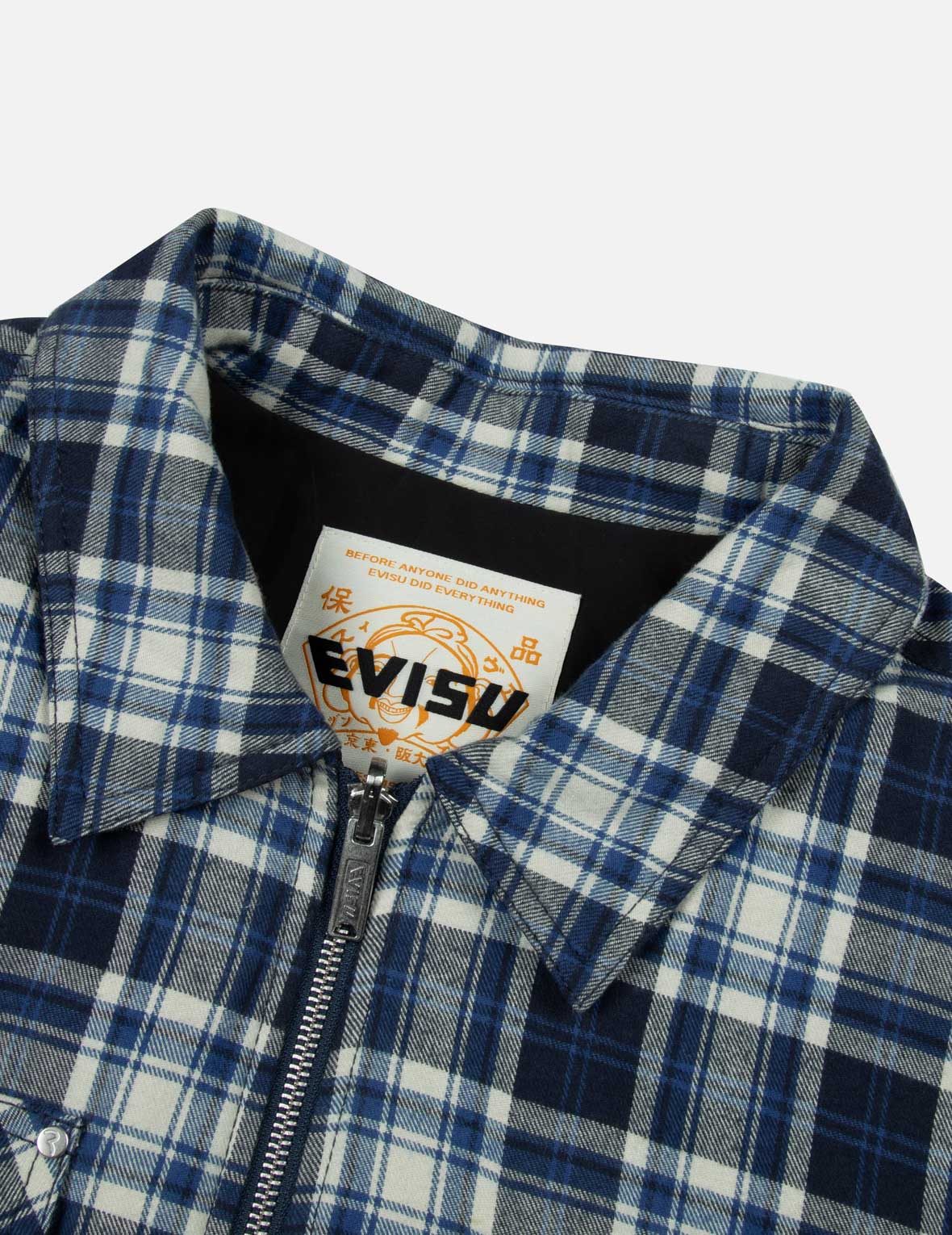 Reversible with Seagull Print Loose Fit Shirt Jacket - Image 13