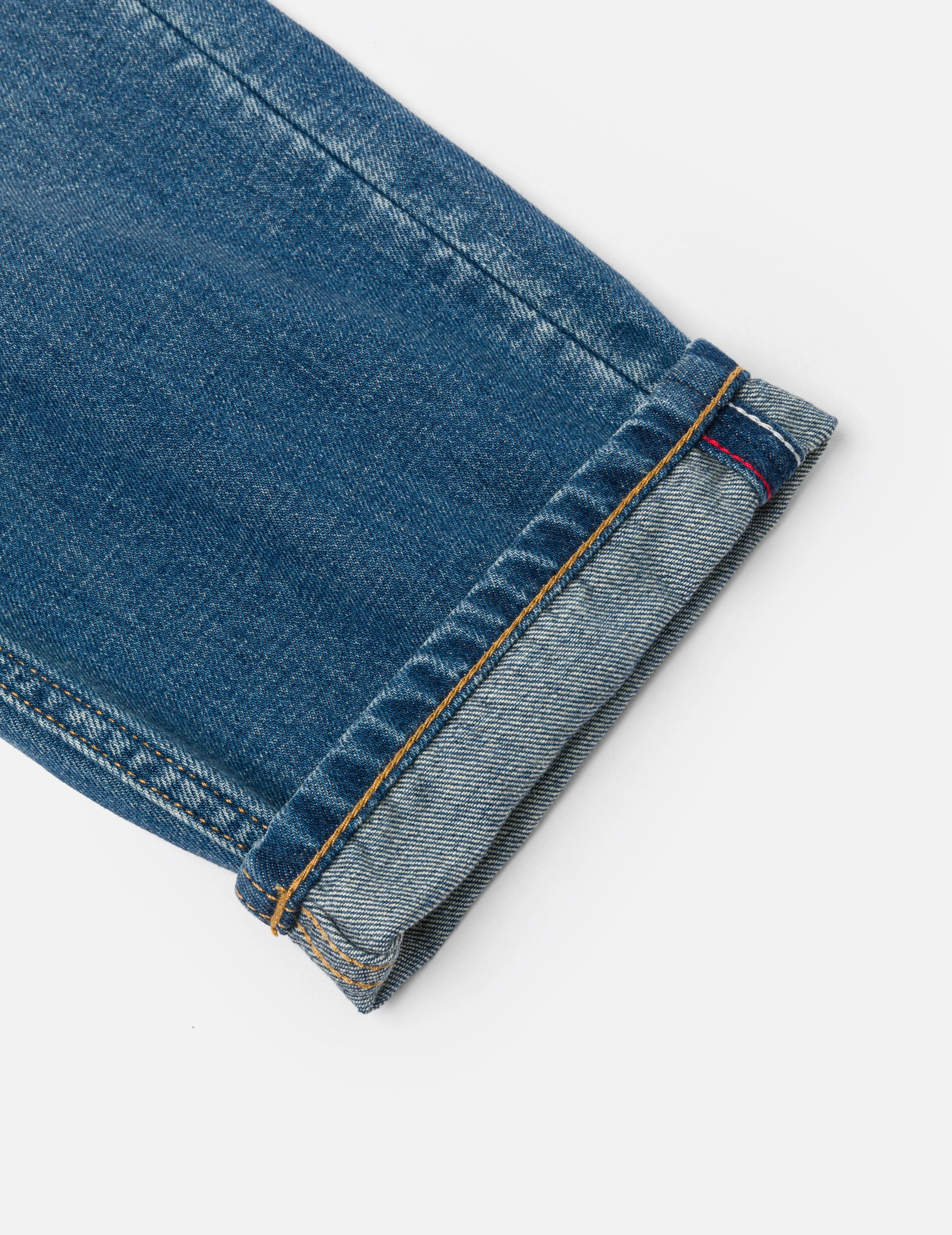 Rhinestone Logo and Seagull Print Boyfriend Jeans - Image 10