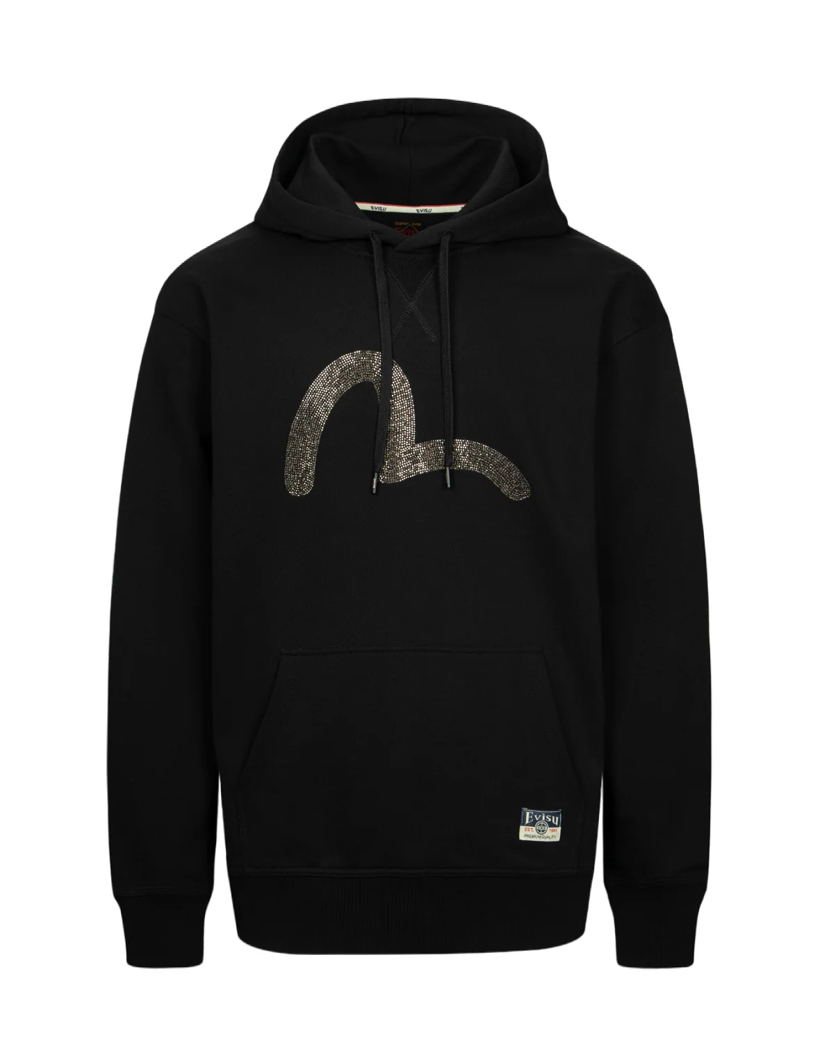 Rhinestone Seagull Relax Fit Hoodie - Image 14