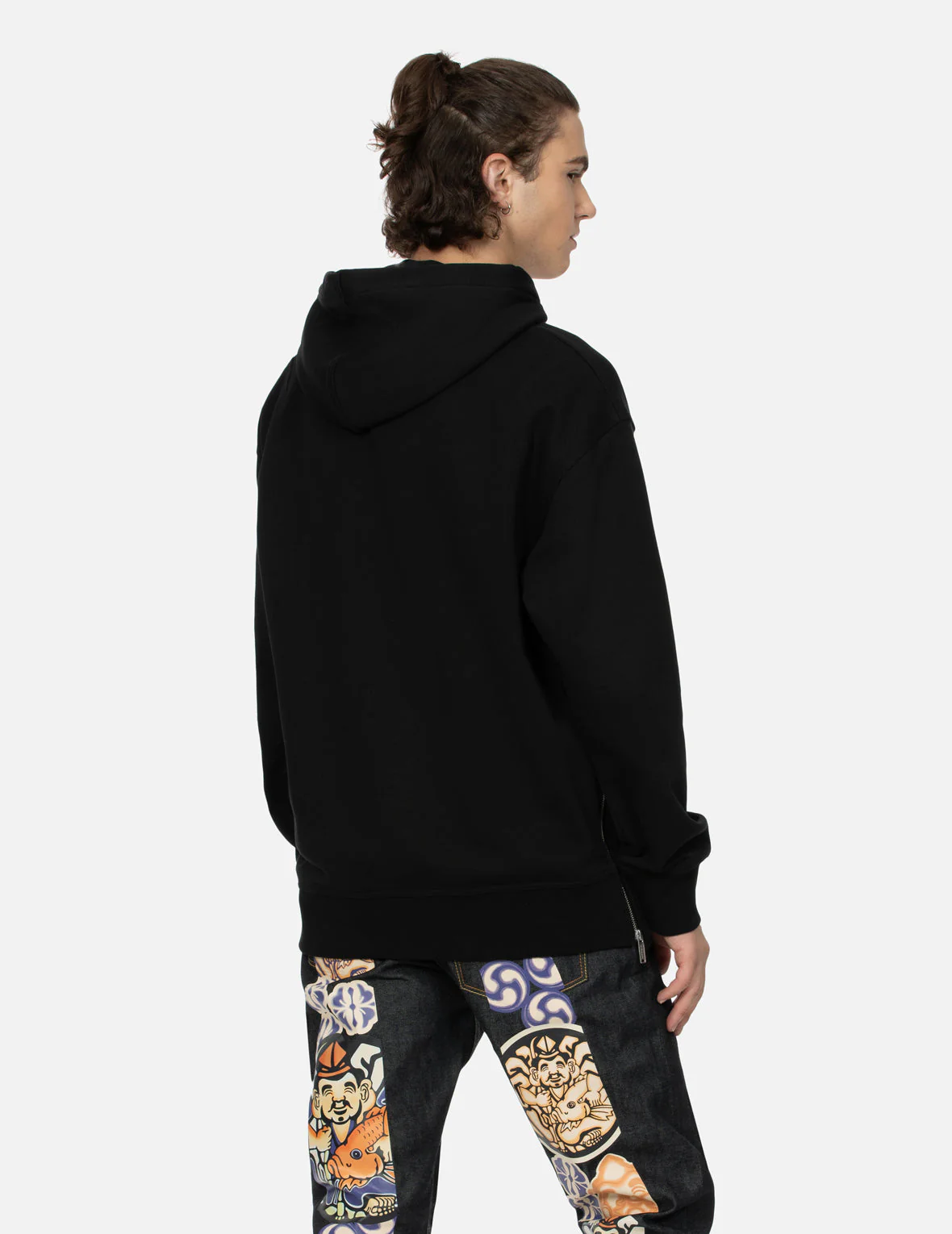 Rhinestone Seagull Relax Fit Hoodie - Image 8