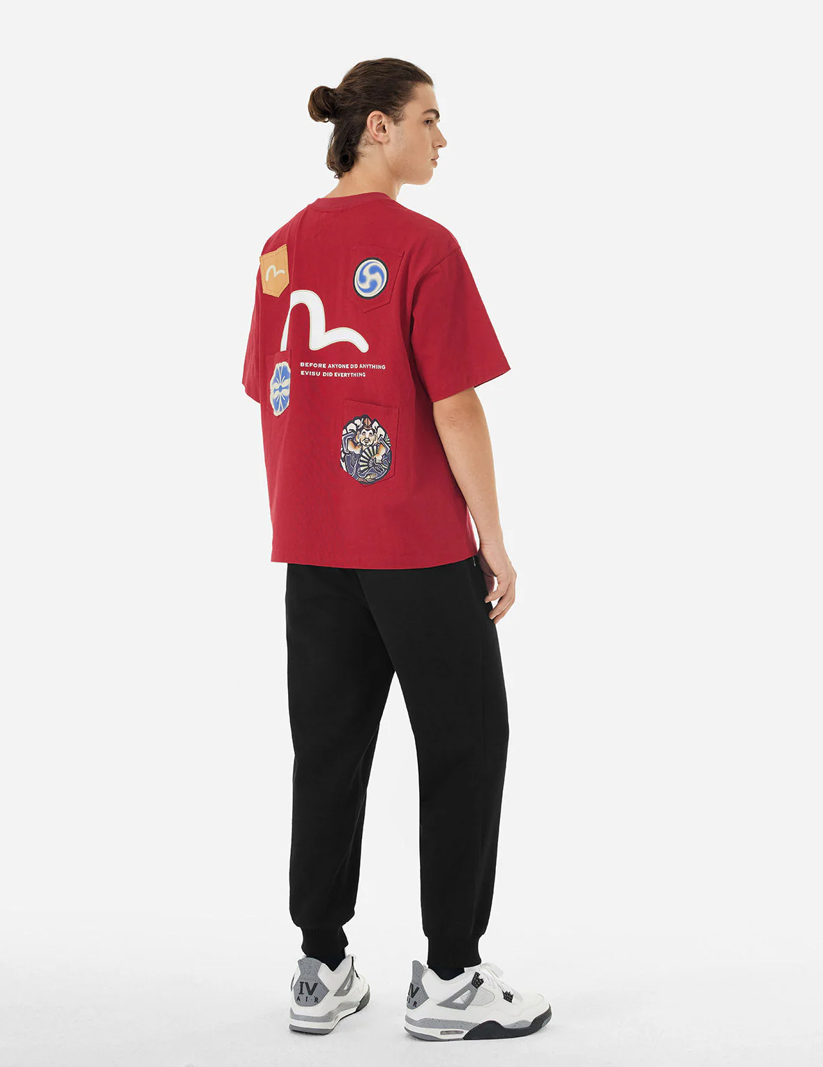 Rhinestone Seagull Relax Fit Sweatpants - Image 2
