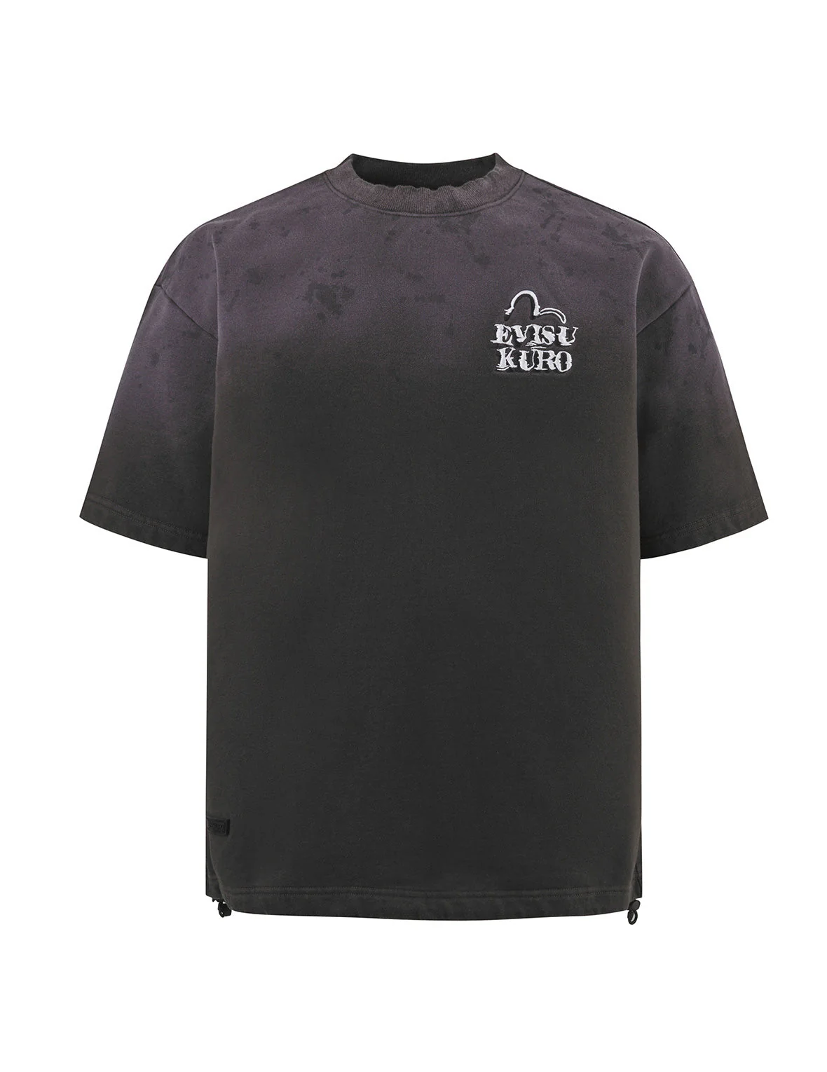 Rock-washed Logo Embroidery Oversized Sweatshirt - Image 10