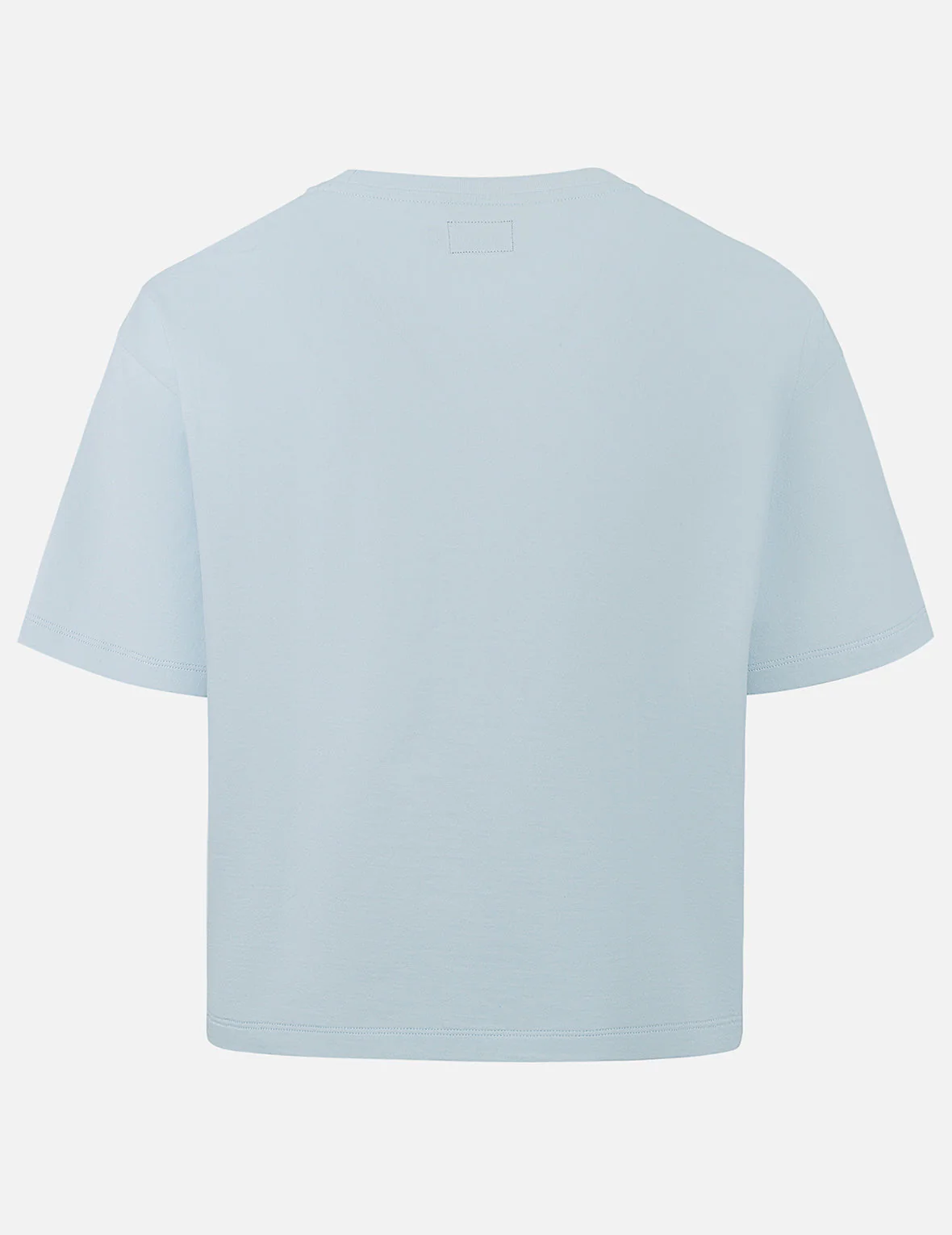 Rope Twist Logo and Anchor Embroidery Cropped T-Shirt - Image 2