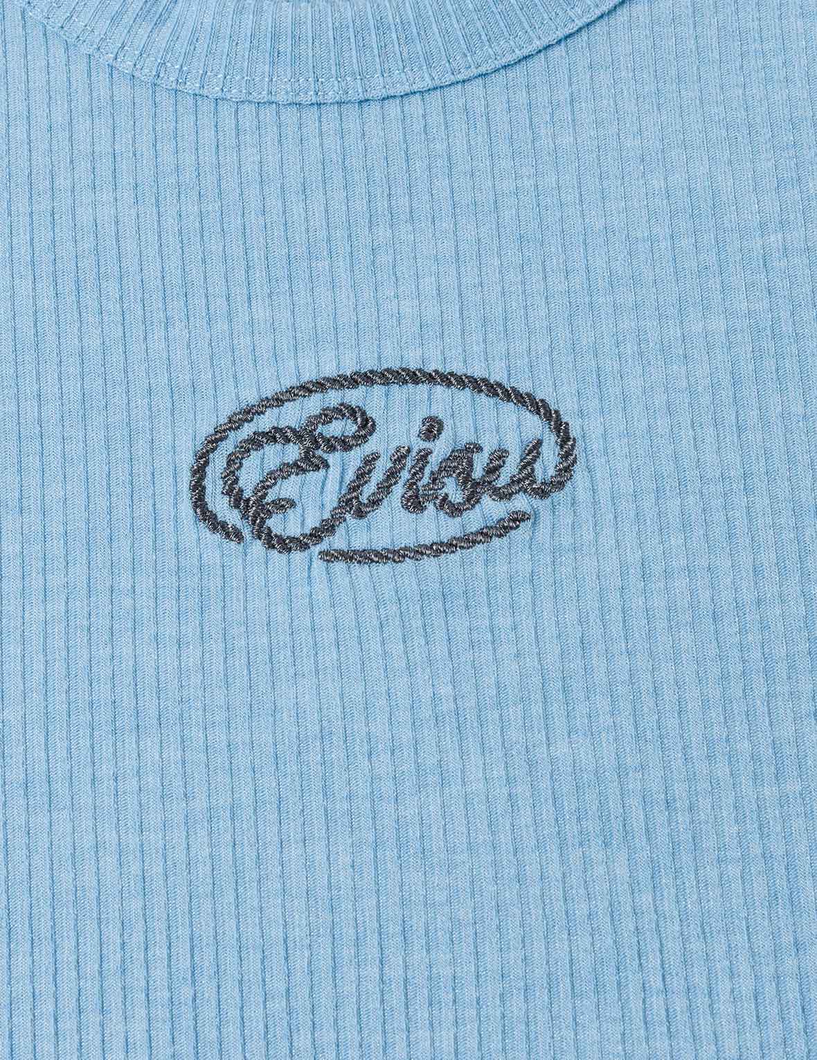 Rope Twist Logo Embroidery Fashion Fit T-shirt - Image 10