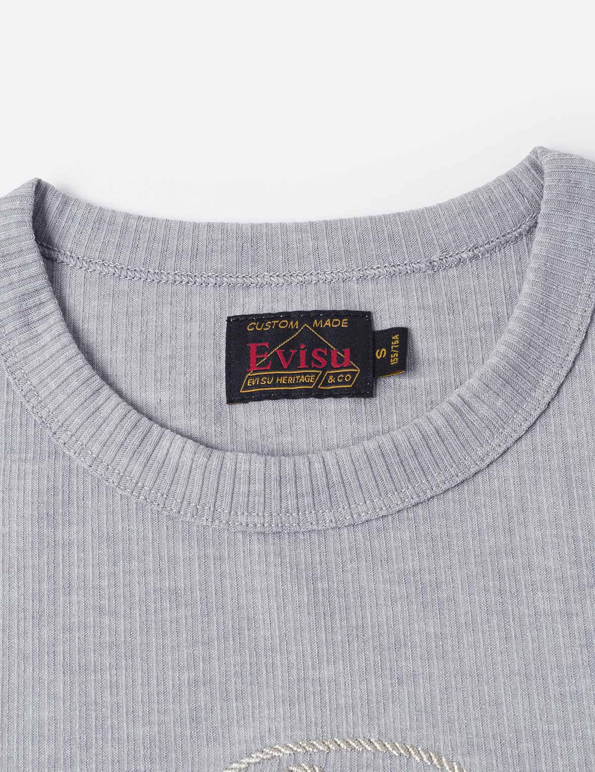 Rope Twist Logo Embroidery Fashion Fit T-shirt - Image 11