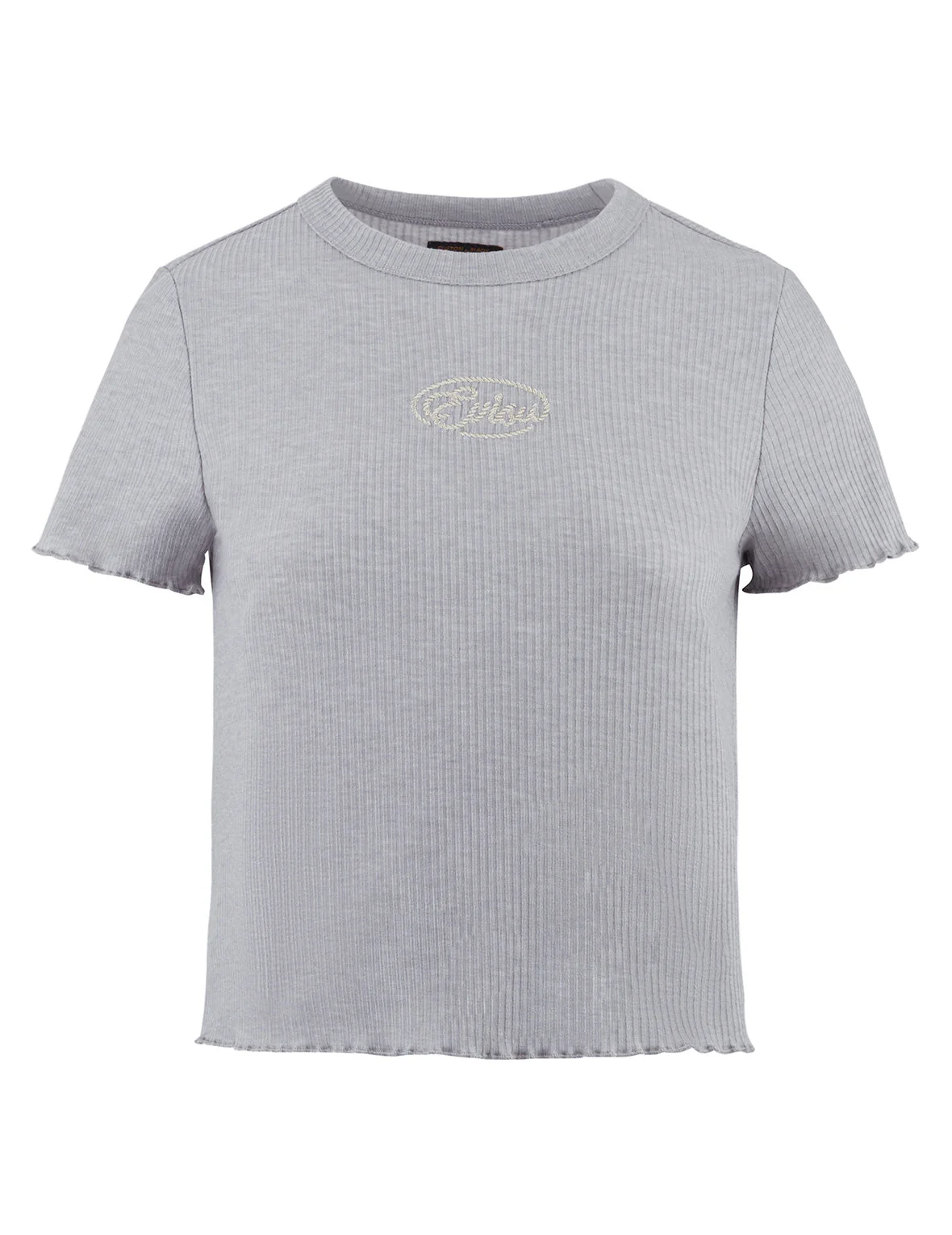 Rope Twist Logo Embroidery Fashion Fit T-shirt - Image 15