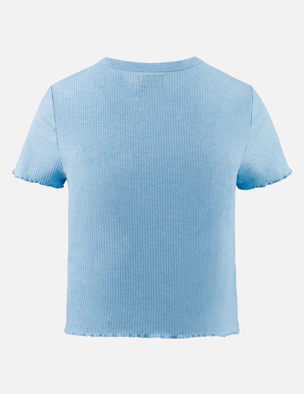 Rope Twist Logo Embroidery Fashion Fit T-shirt - Image 4