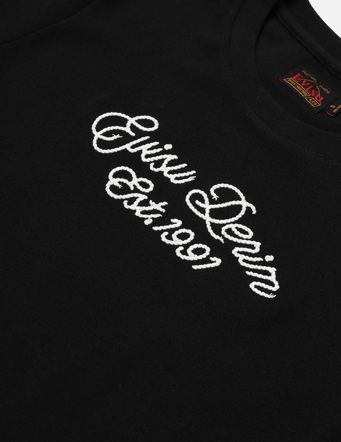 Rope Twist Slogan Embroidery Boyfriend T-Shirt - Image 5