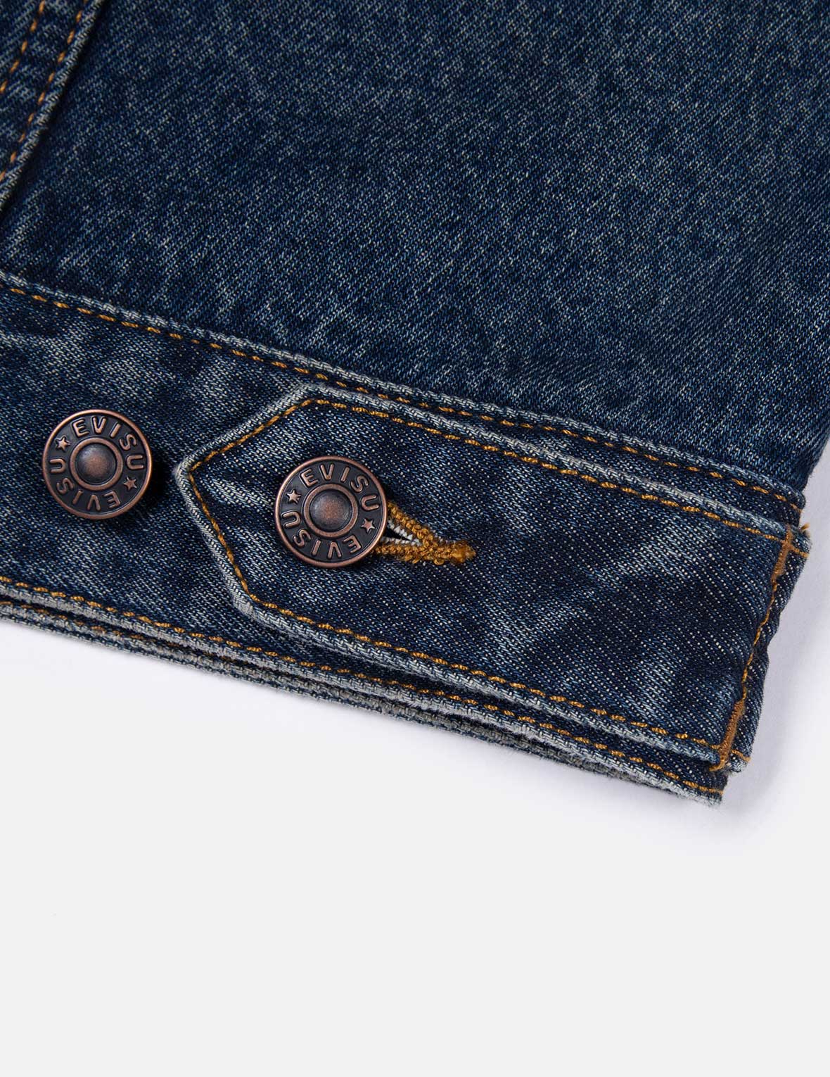 Roses Daicock with Studs Logo Loose Fit Denim Jacket - Image 10