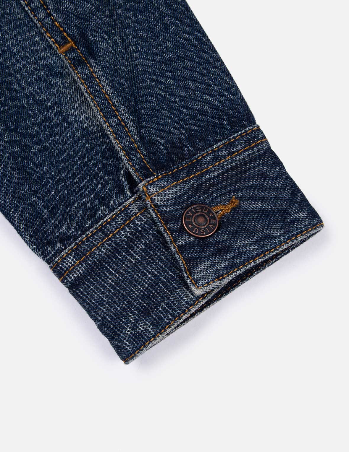 Roses Daicock with Studs Logo Loose Fit Denim Jacket - Image 9
