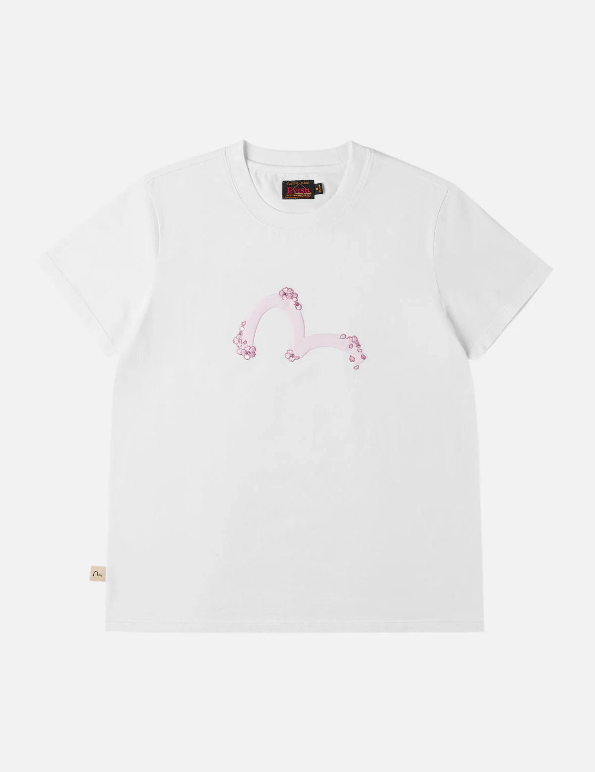 Sakura Embroidery Seagull Print T-Shirt - Image 5