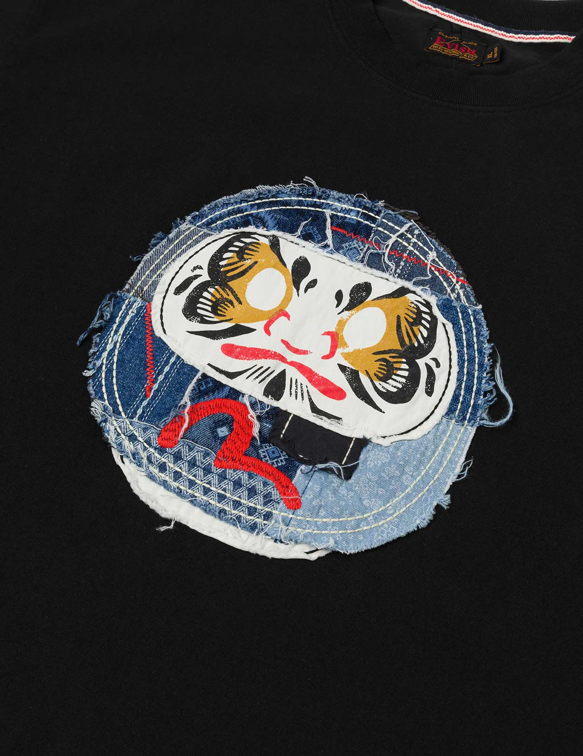 Sashiko Daruma and Seagull Relax Fit T-Shirt - Image 20