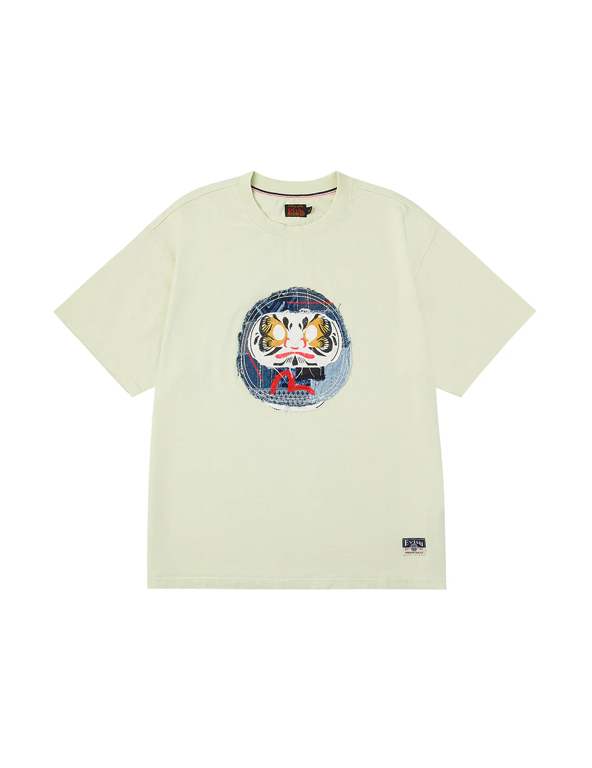 Sashiko Daruma and Seagull Relax Fit T-Shirt - Image 3