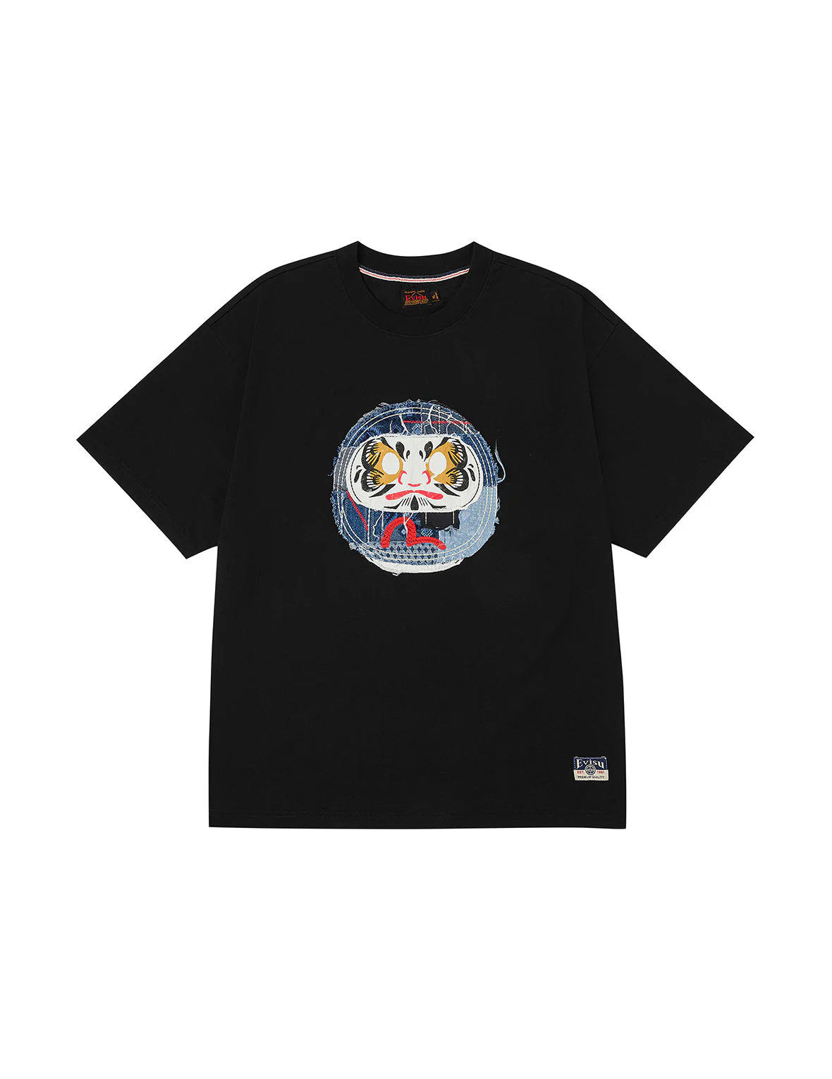 Sashiko Daruma and Seagull Relax Fit T-Shirt - Image 32