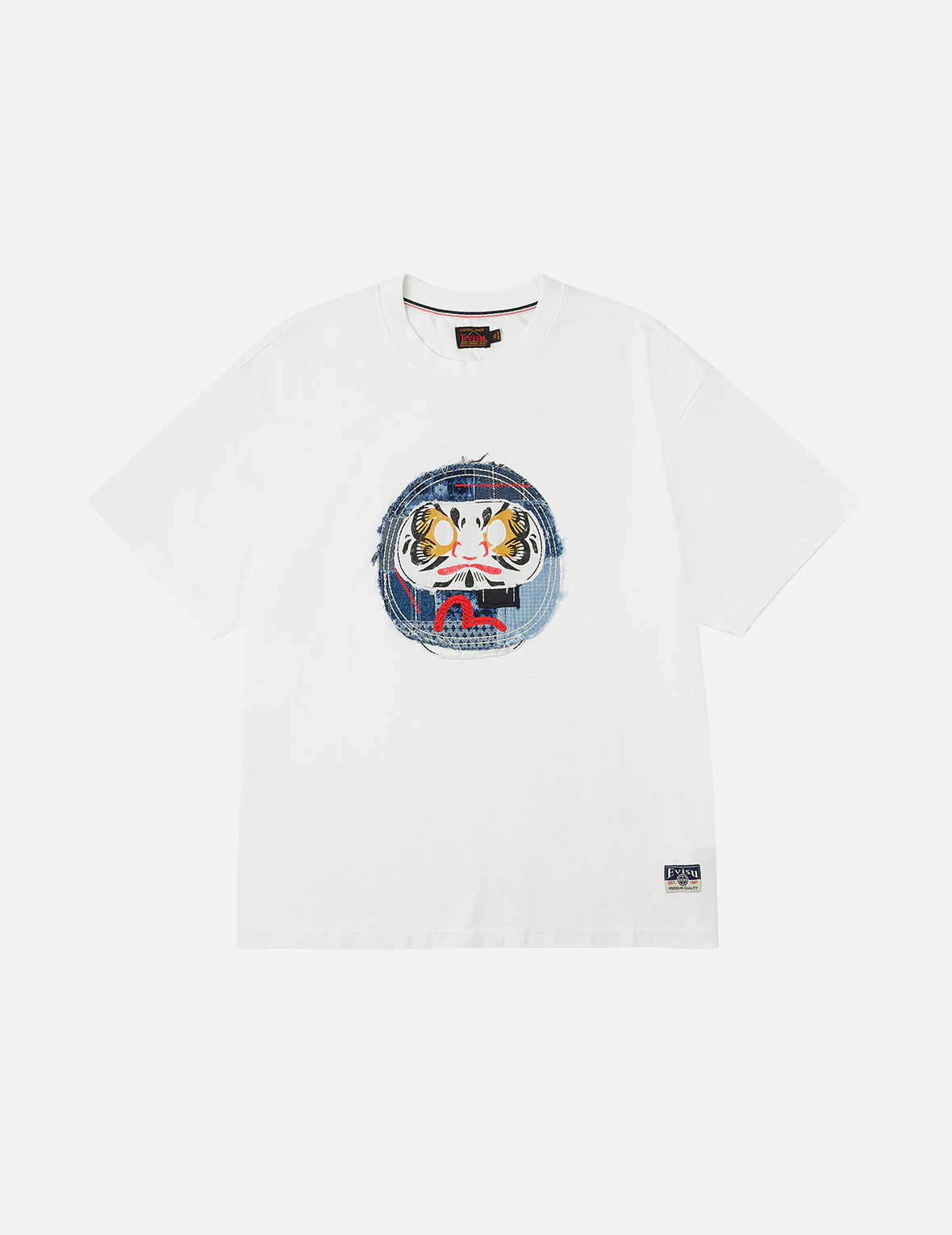 Sashiko Daruma and Seagull Relax Fit T-Shirt - Image 7