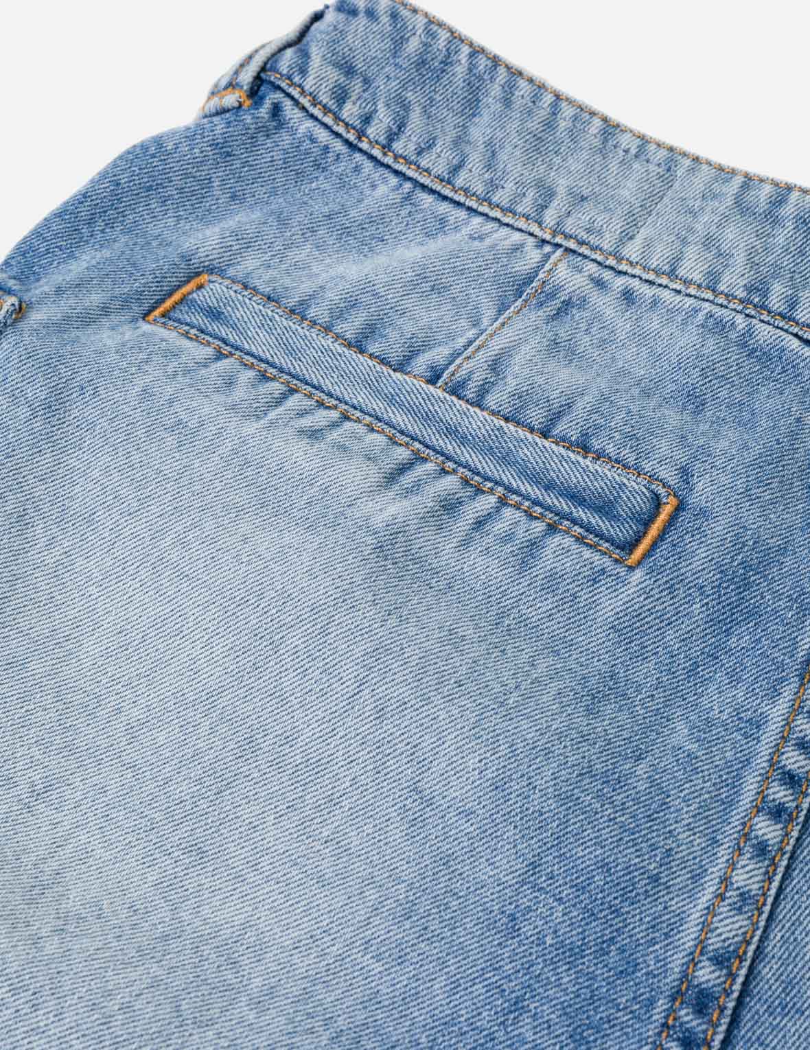 Sashiko Seagull with Rhinestones Cargo Denim Skort - Image 13