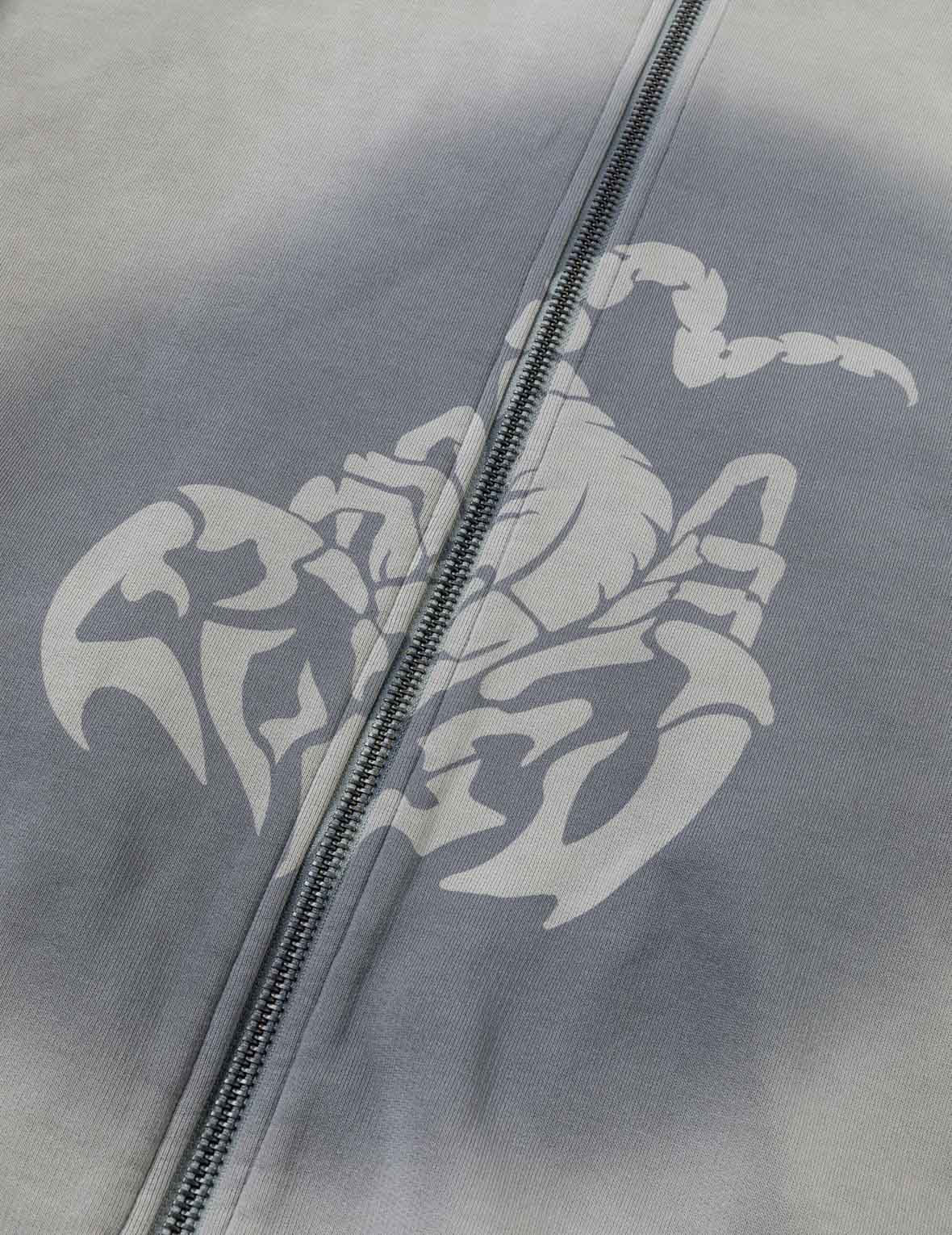 Scorpio Graphic Logo Patchwork Hoodie - Image 5