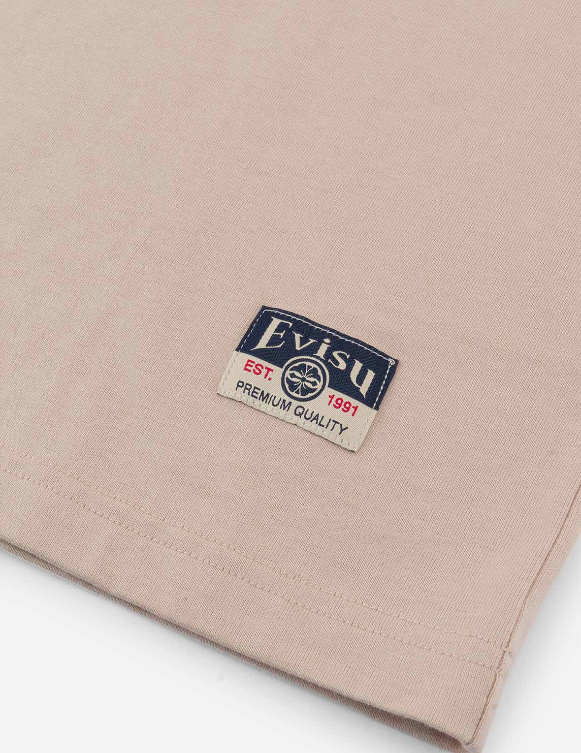 Seagull and Daruma Totem Print Regular Fit T-shirt - Image 15