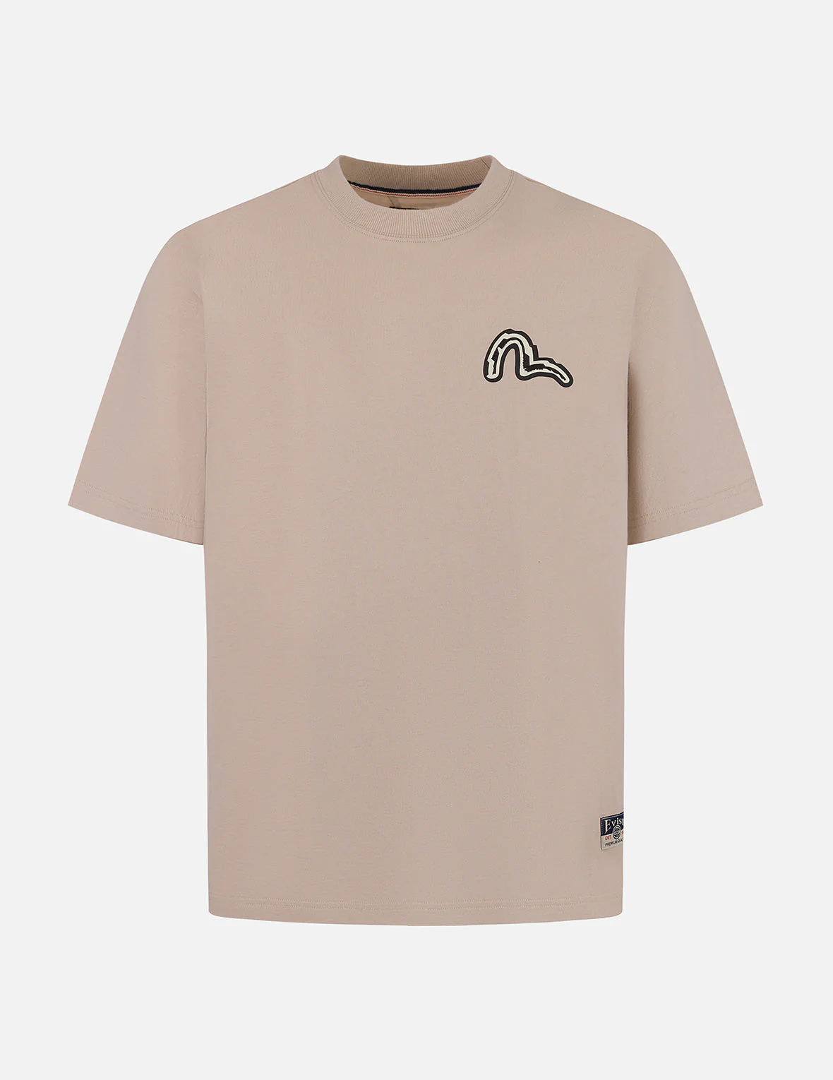 Seagull and Daruma Totem Print Regular Fit T-shirt - Image 2