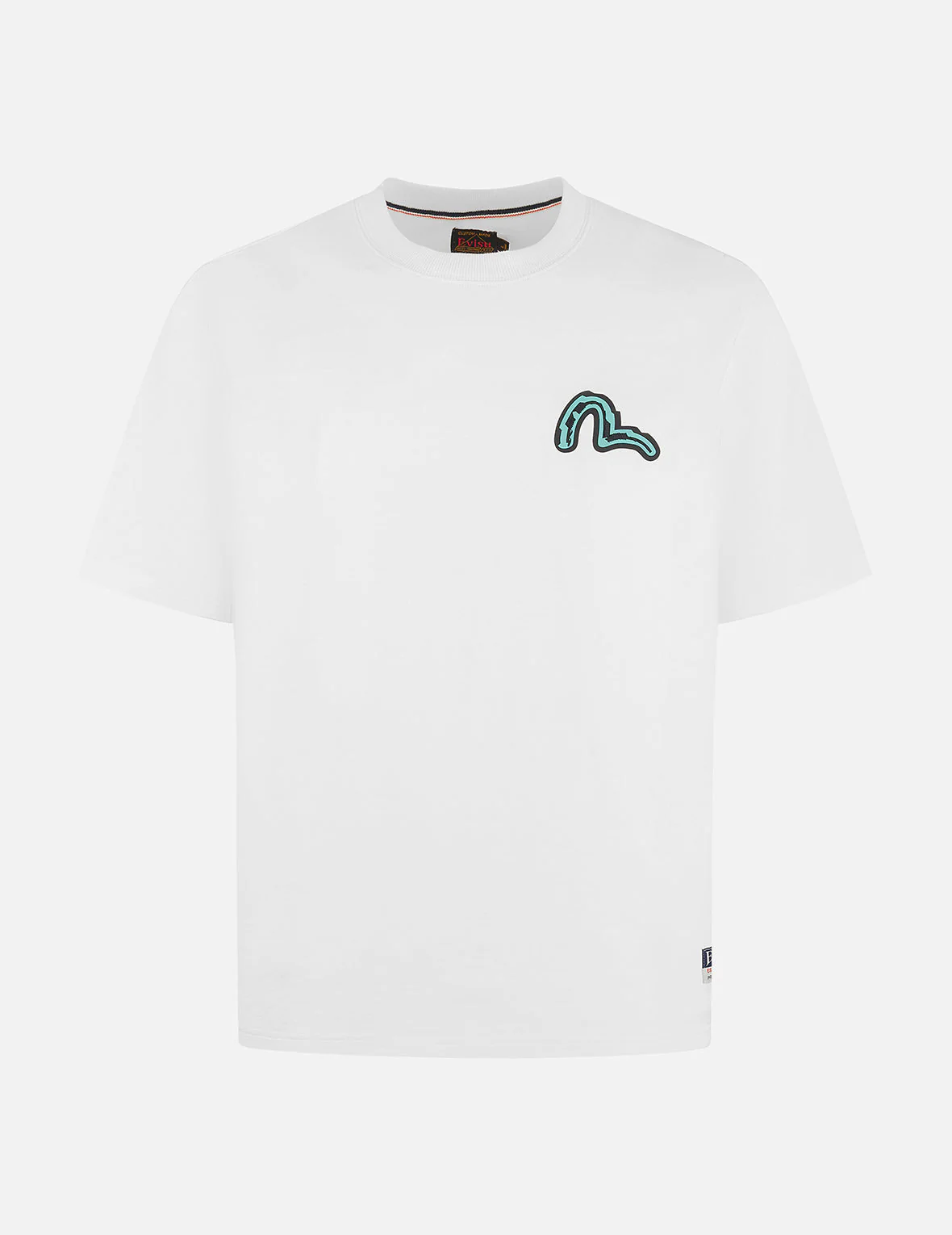 Seagull and Daruma Totem Print Regular Fit T-shirt - Image 4