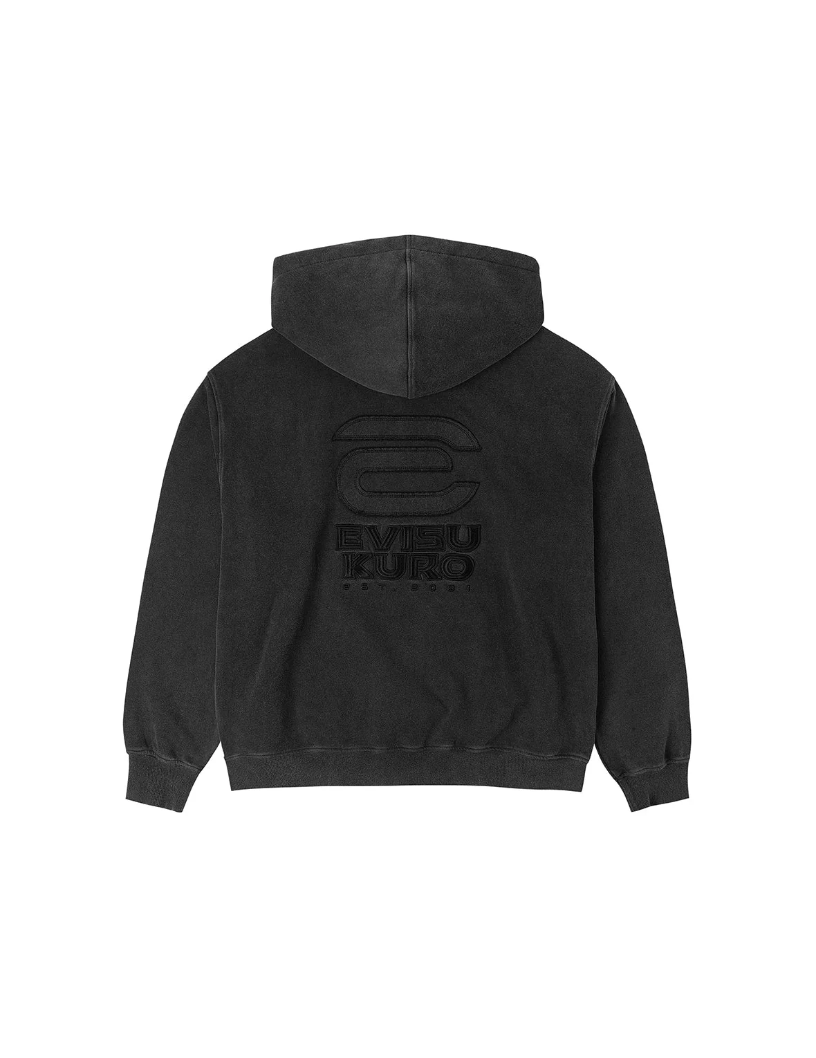 Seagull and EVISUKURO E Embroidery Loose Fit Hoodie - Image 2