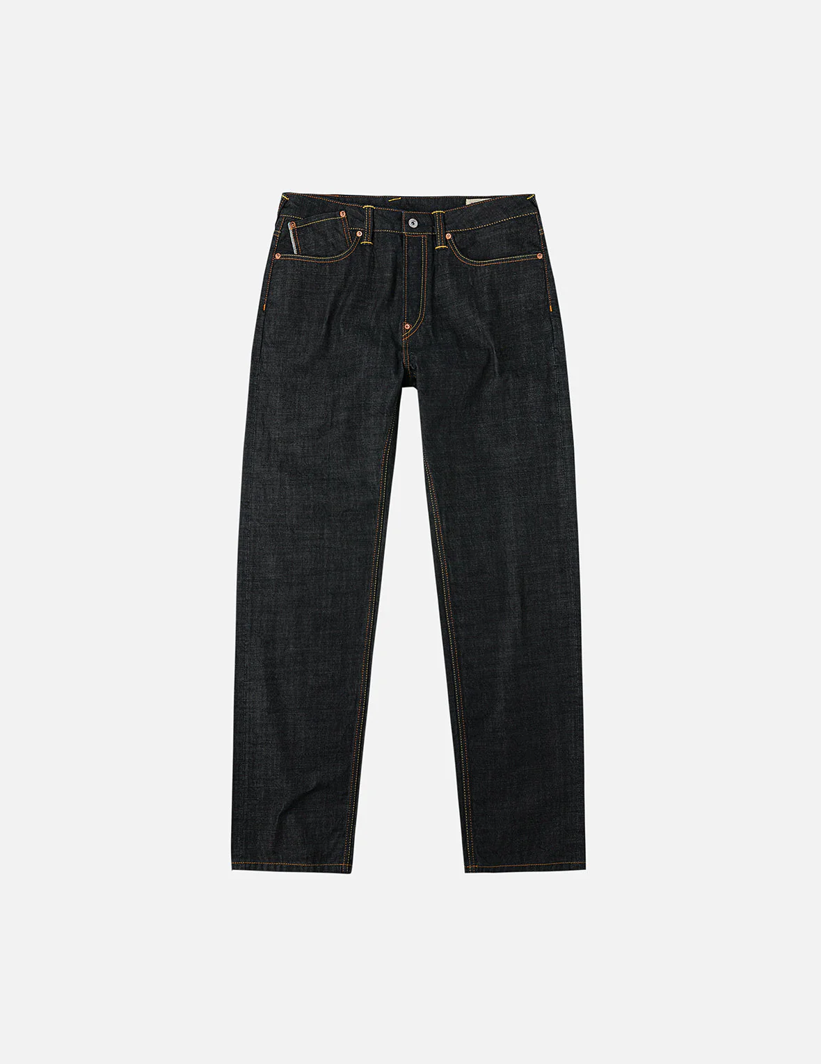 Seagull and Japanese Temple Embroidery Regular Fit Jeans #2020 - Image 4