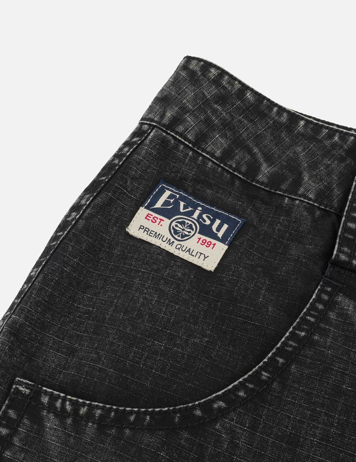 Seagull and Kamon Embroidery Straight Fit Woven Joggers - Image 15