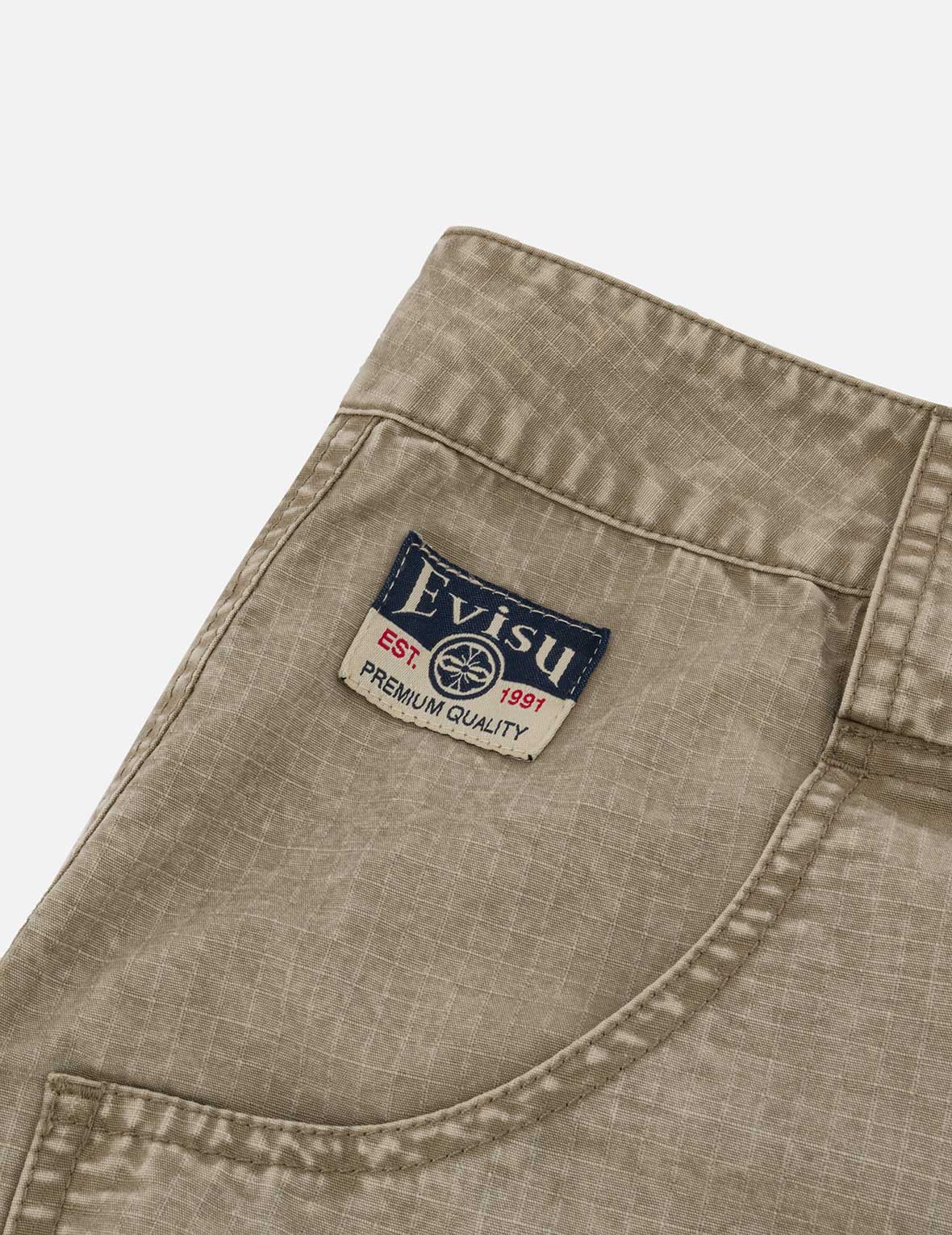 Seagull and Kamon Embroidery Straight Fit Woven Joggers - Image 16