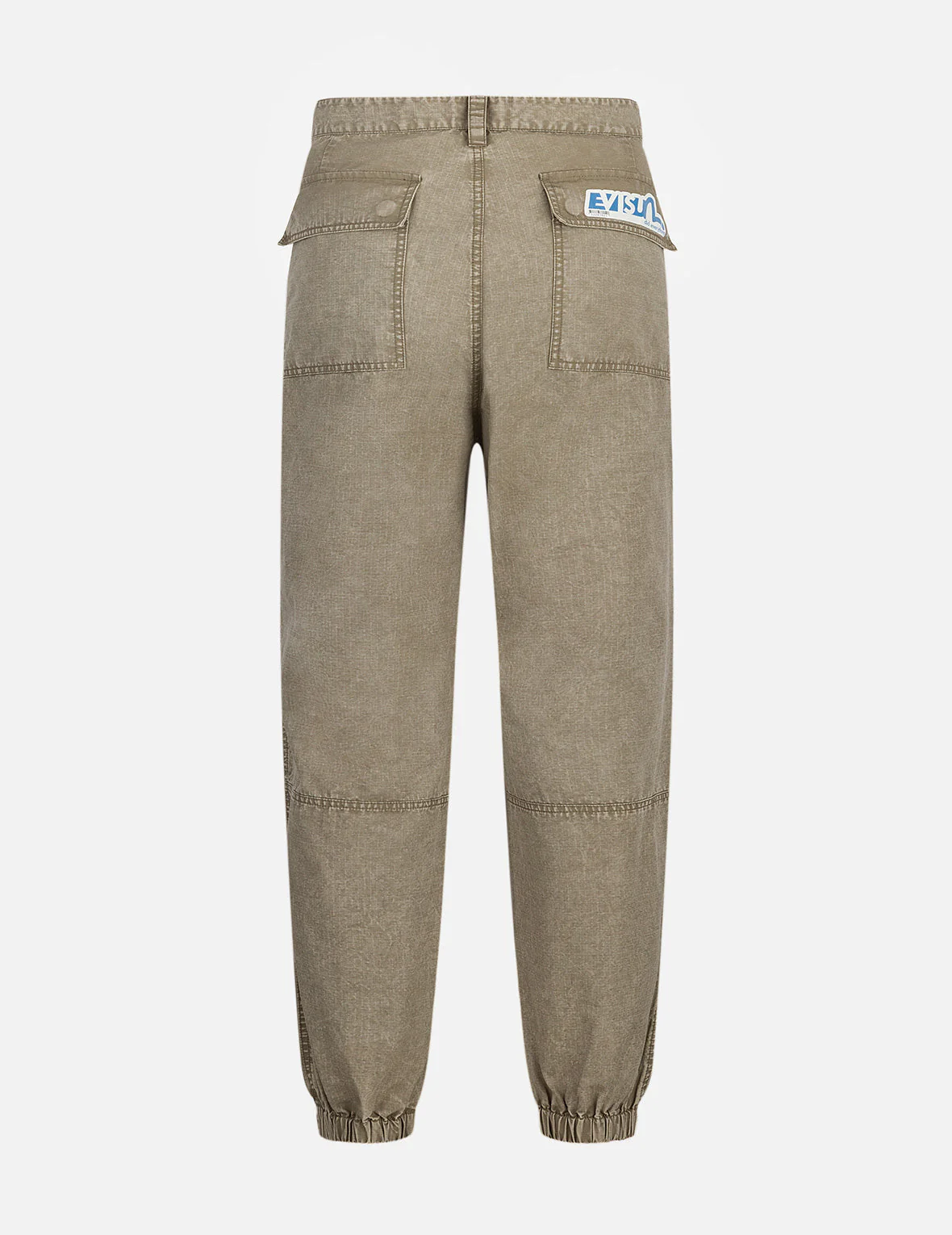 Seagull and Kamon Embroidery Straight Fit Woven Joggers - Image 2