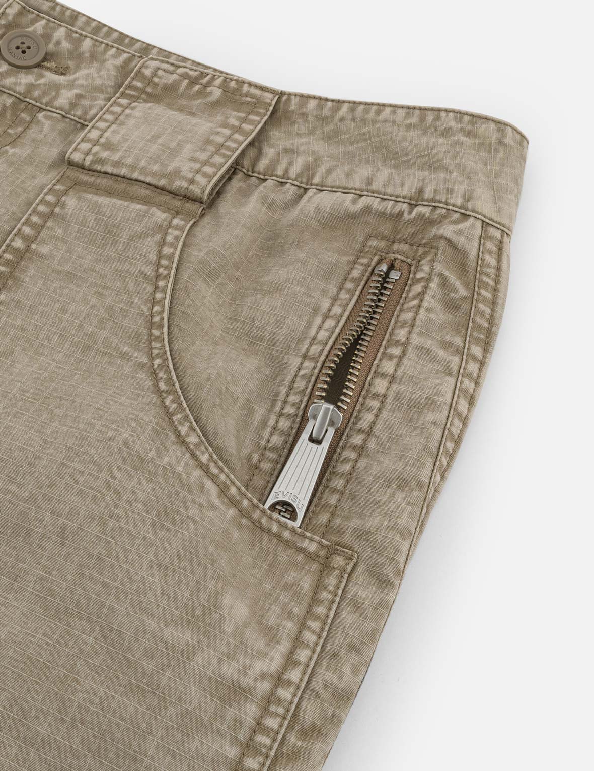 Seagull and Kamon Embroidery Straight Fit Woven Joggers - Image 20