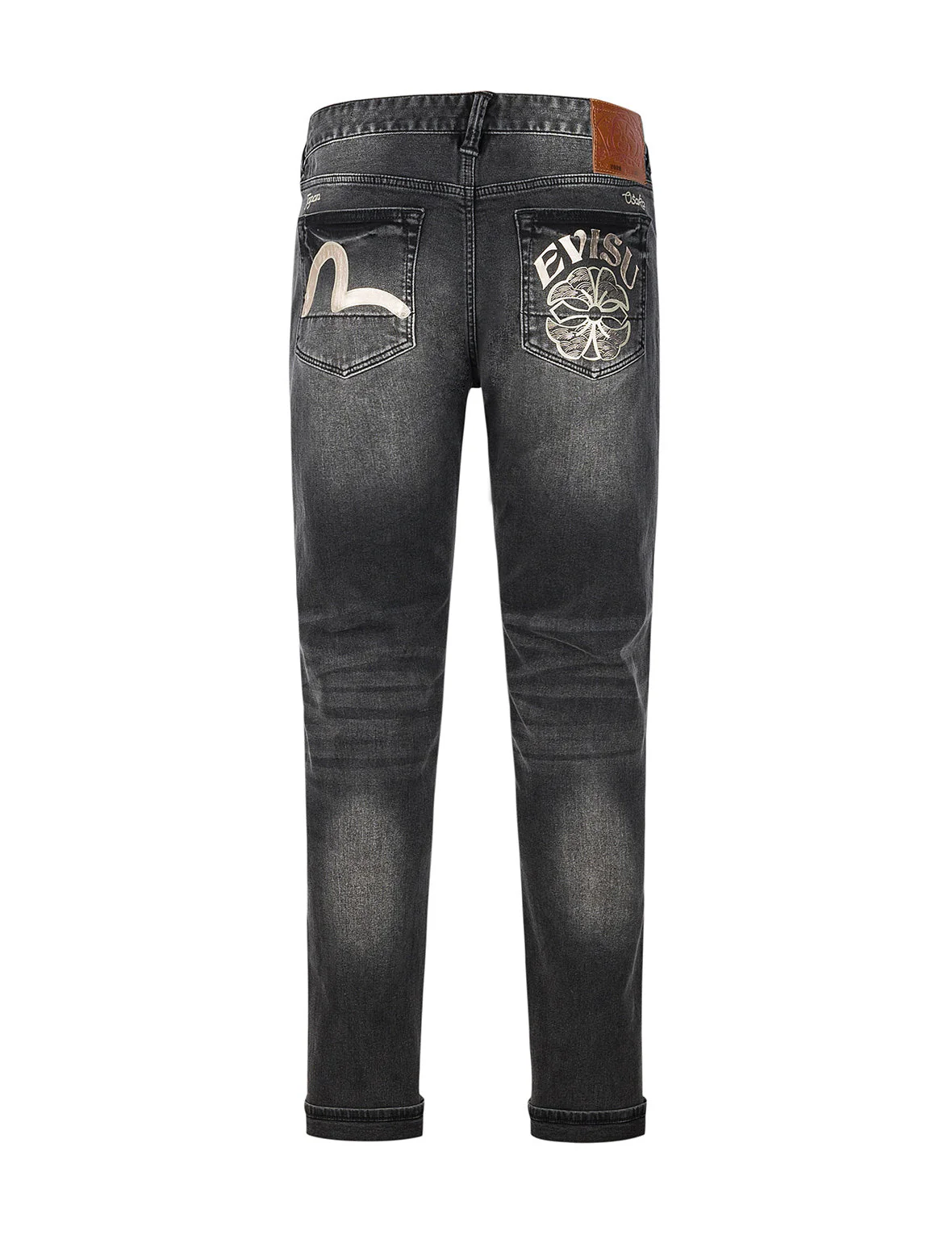 Seagull and Kamon Print Flex Skinny Denim Jeans #2028 - Image 11