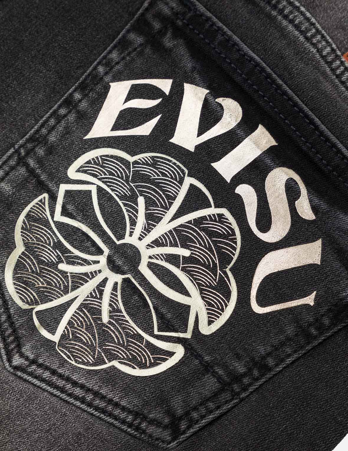 Seagull and Kamon Print Flex Skinny Denim Jeans #2028 - Image 5