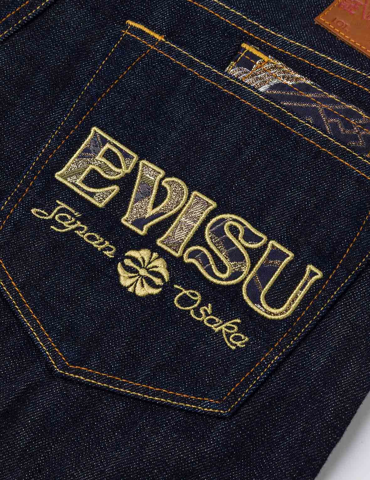 Seagull and Logo Brocade Appliqué Taper Fit Jeans #2017 - Image 5