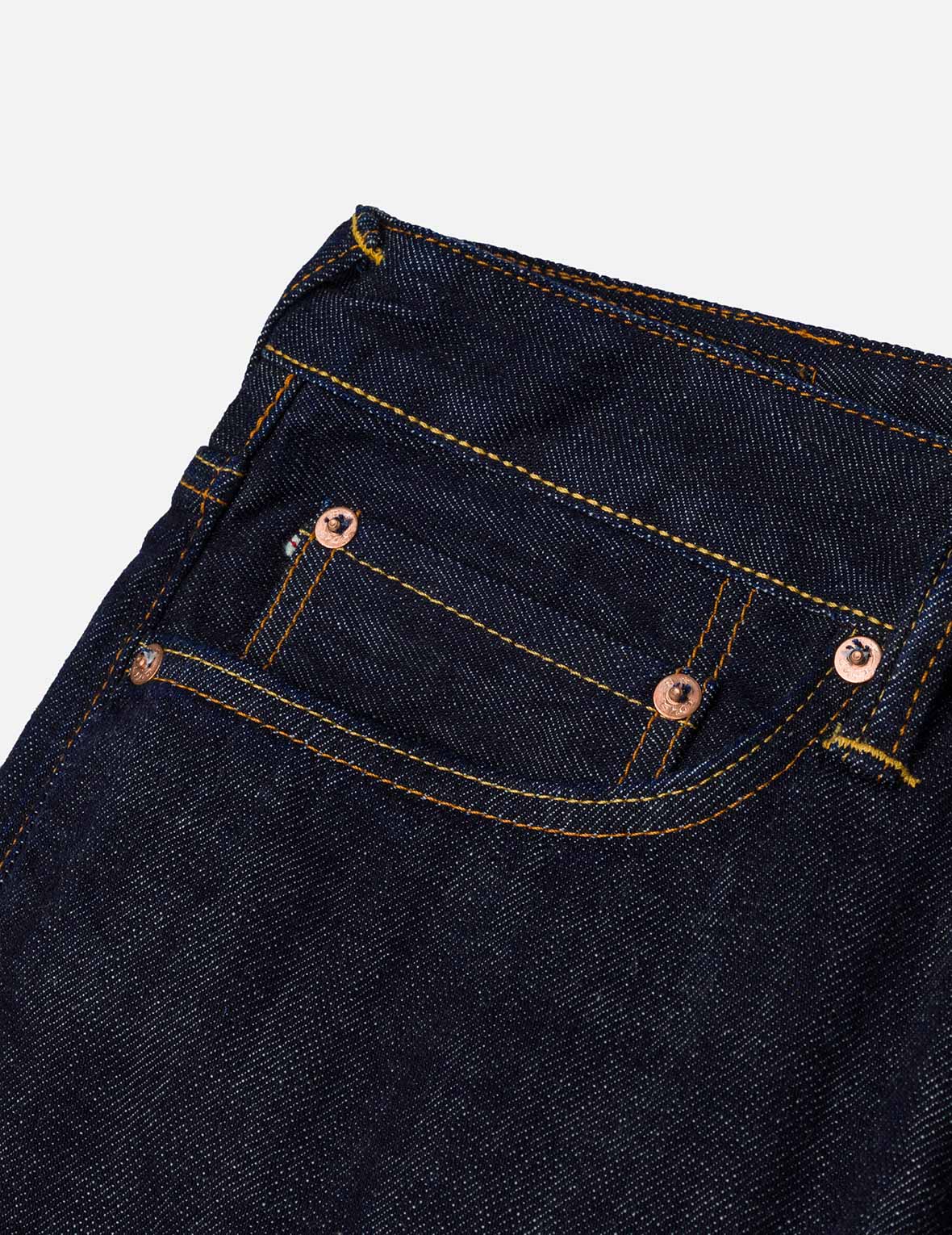 Seagull and Logo Brocade Appliqué Taper Fit Jeans #2017 - Image 8