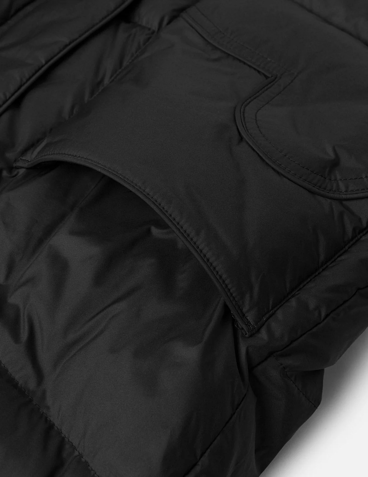 Seagull and Logo Embroidery Fashion Fit Down Jacket with Detachable Hood - Image 15