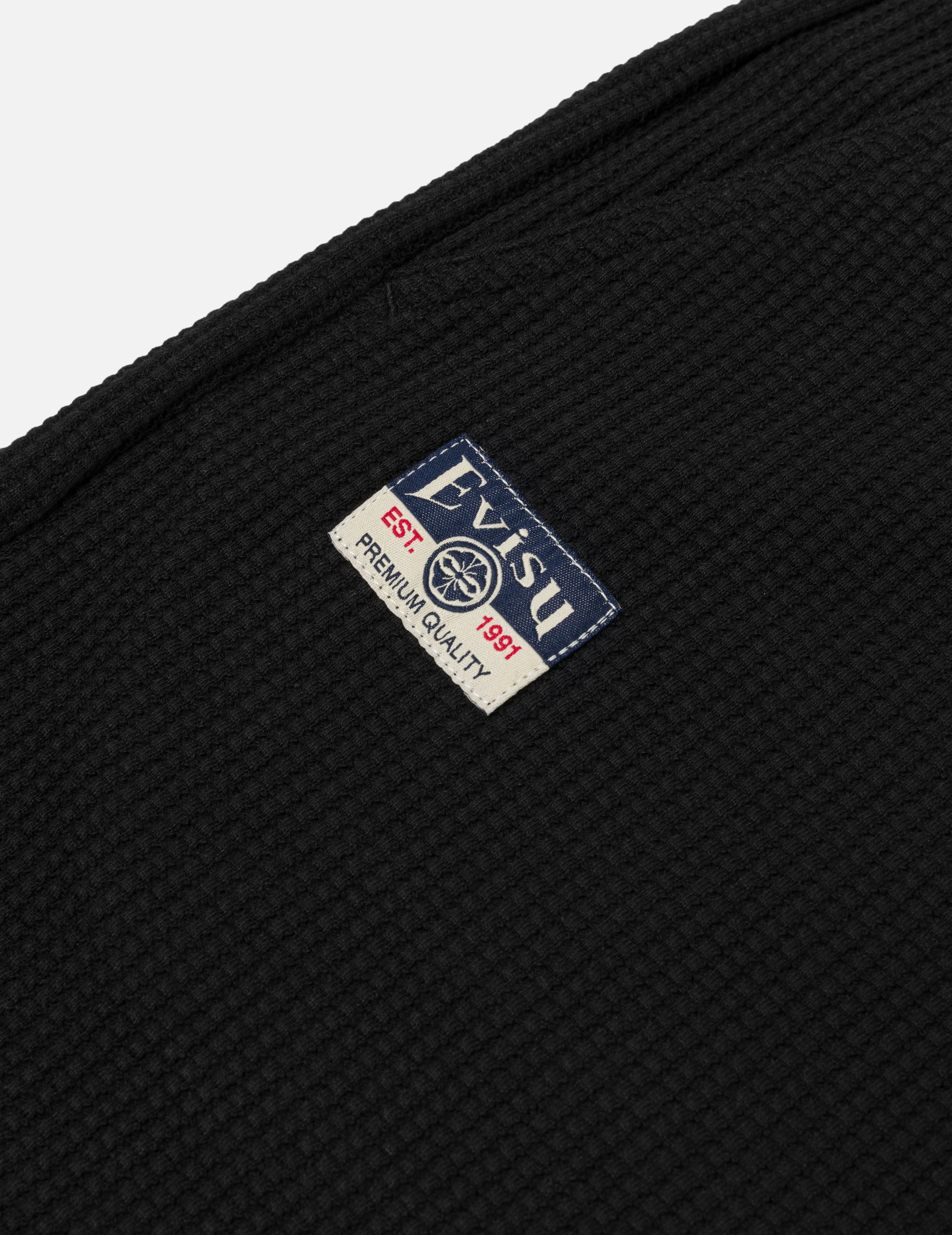 Seagull and Logo Embroidery Fashion Fit Waffle Sweatshorts - Image 14