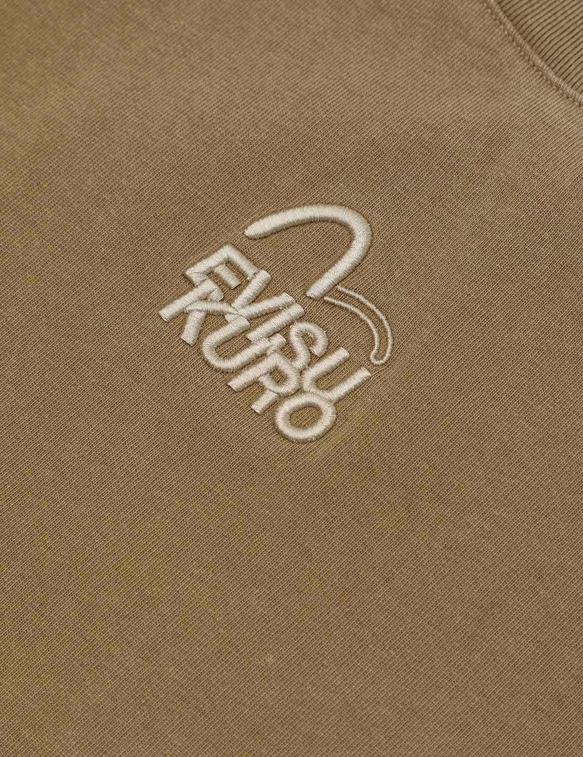 Seagull and Logo Embroidery Oversized Garment Dye T-Shirt - Image 14