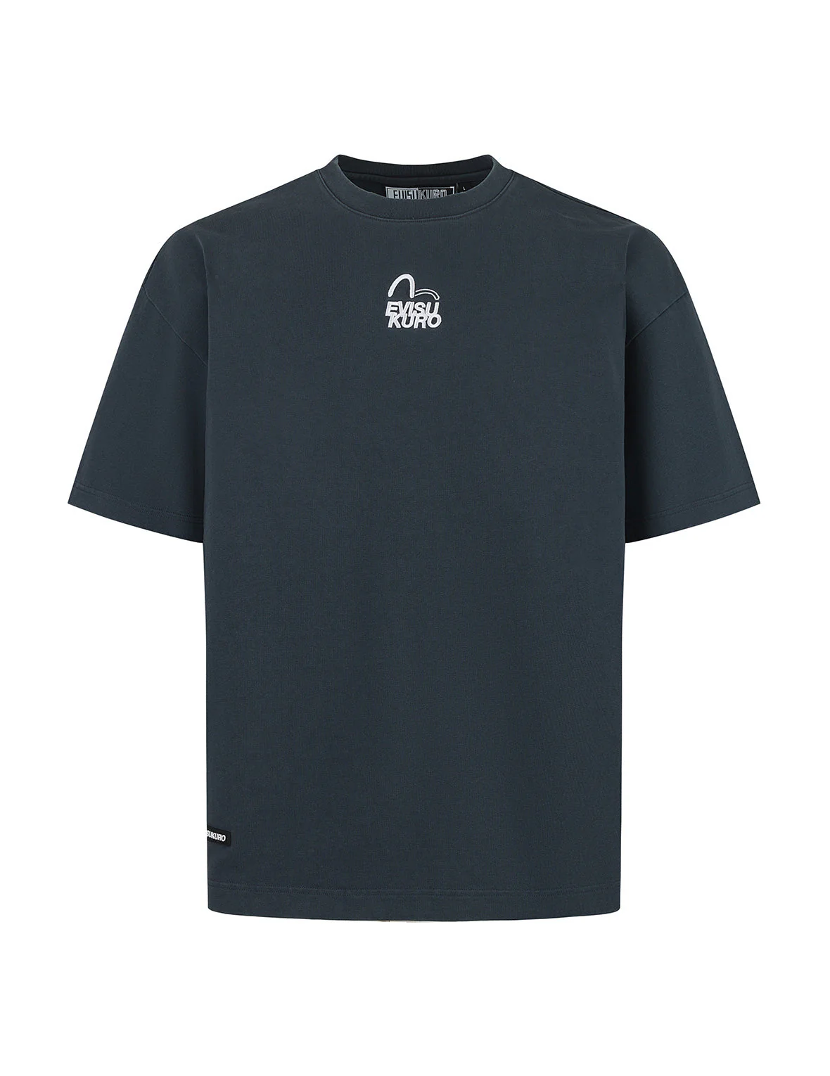 Seagull and Logo Embroidery Oversized Garment Dye T-Shirt - Image 28