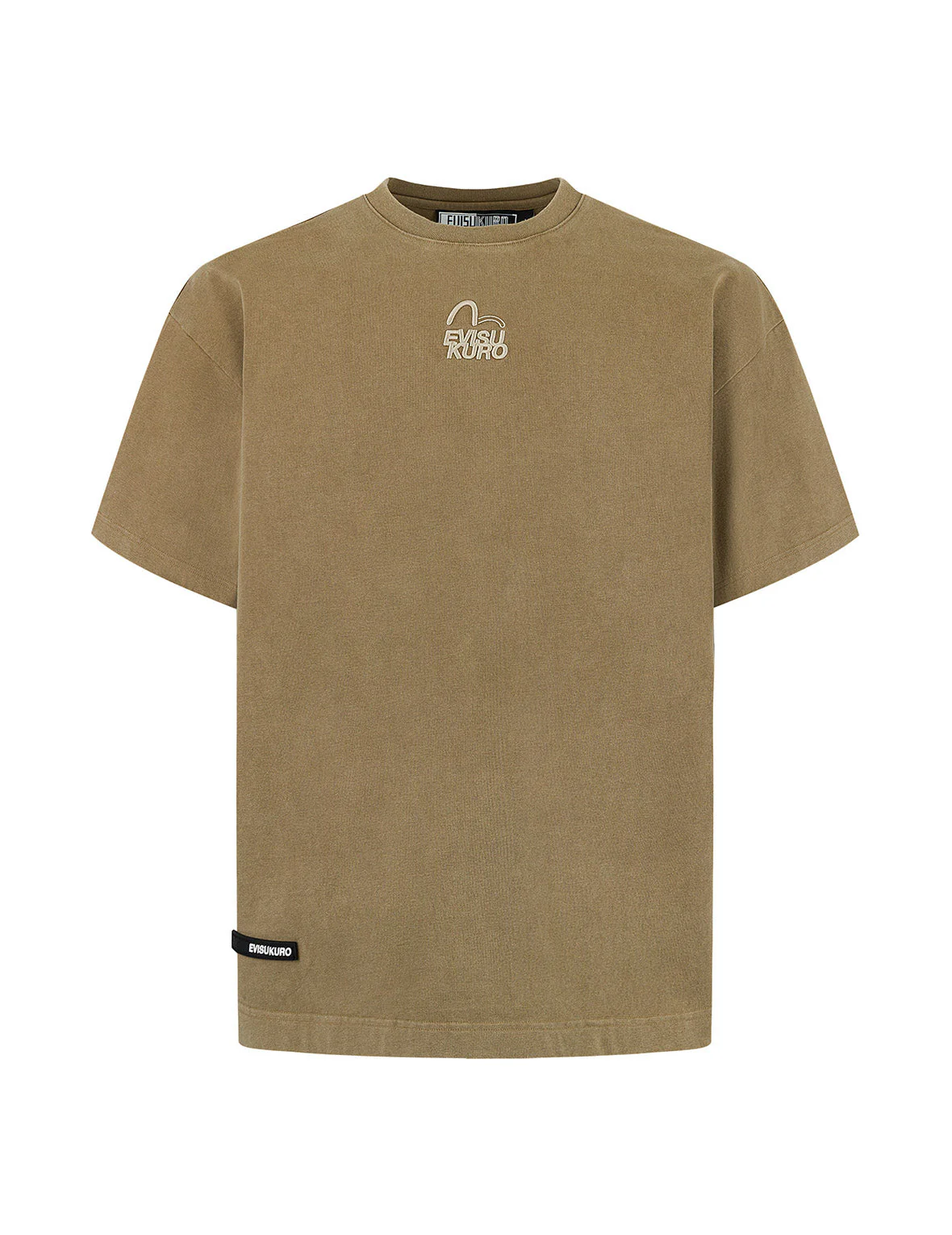Seagull and Logo Embroidery Oversized Garment Dye T-Shirt - Image 29