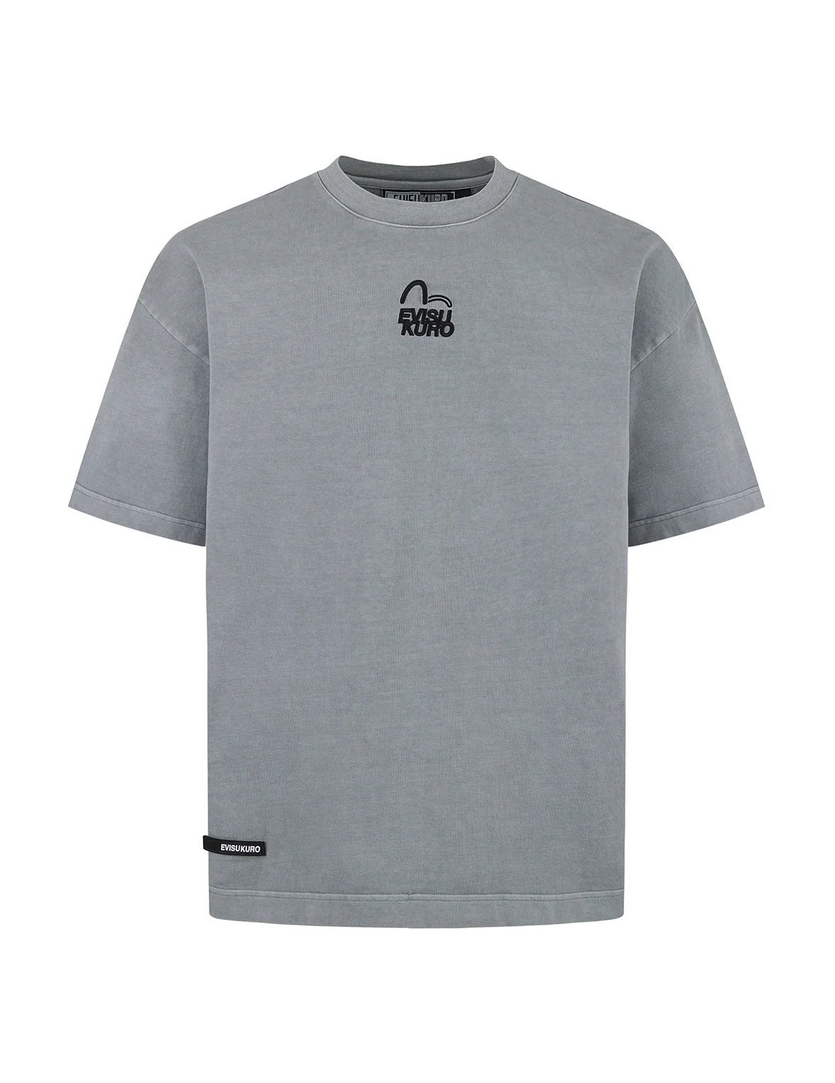 Seagull and Logo Embroidery Oversized Garment Dye T-Shirt - Image 30