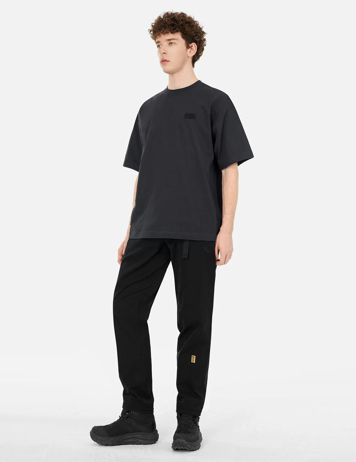 Seagull and Logo Embroidery Regular Fit Sport Pants - Image 3